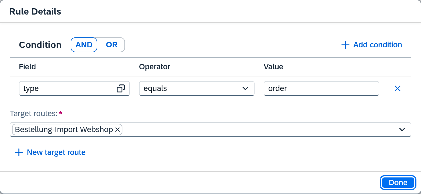 Edit a dispatch rule